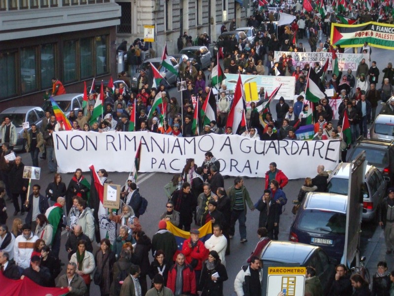 Corteo per la Palestina